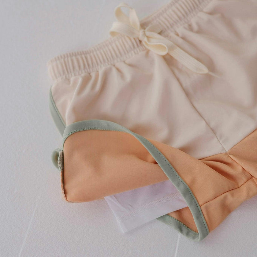 Boy's Colorblock Swim Shorts