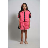 TOULA TIERED RUFFLE BLOUSE