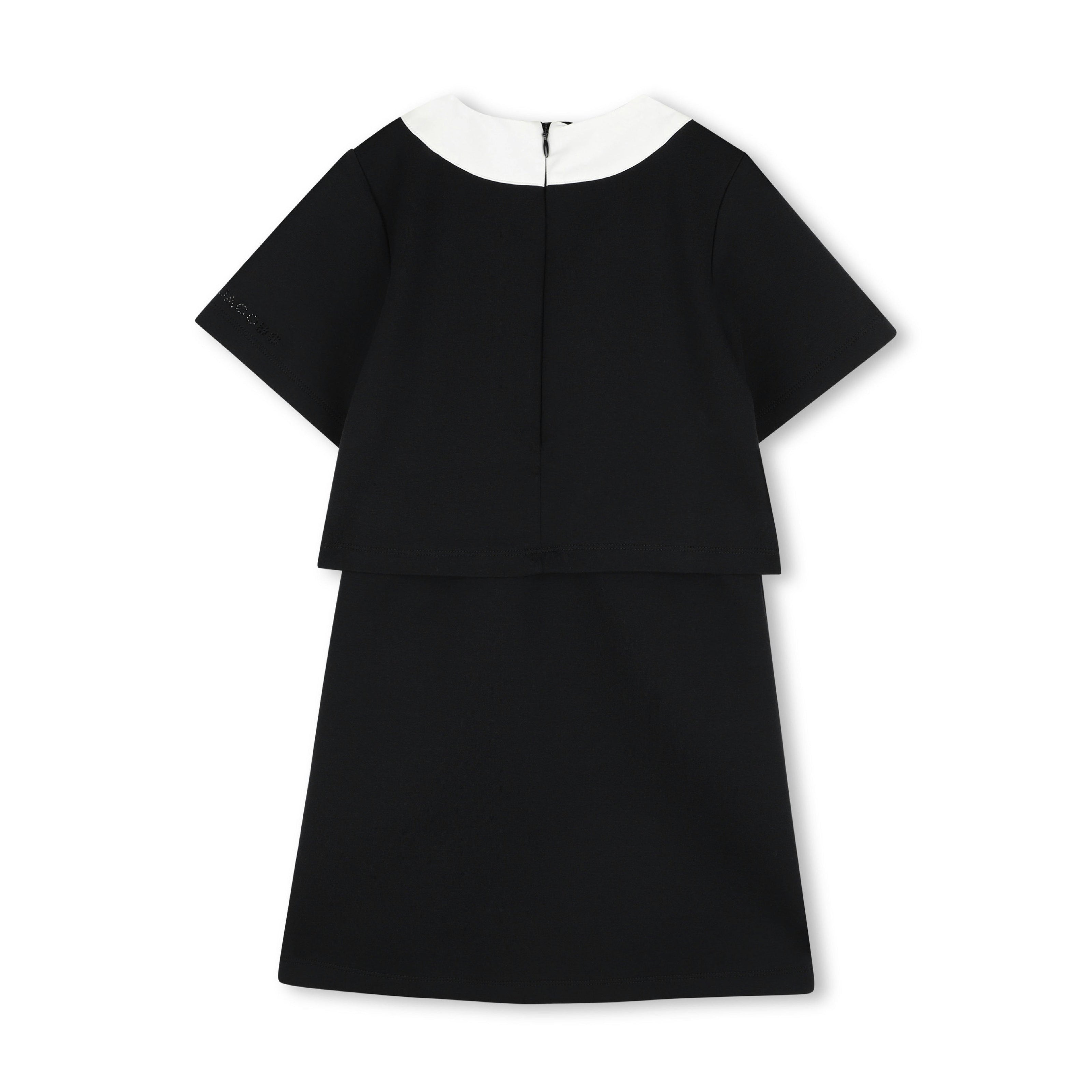 Black Bow Collar Dress