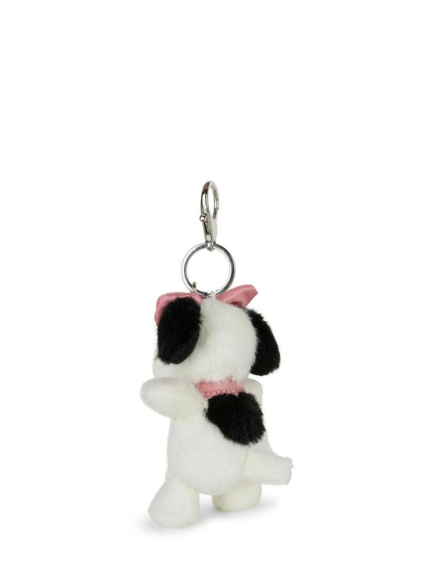 Lucky Belle Fuzzy Keychain Cream - 4"