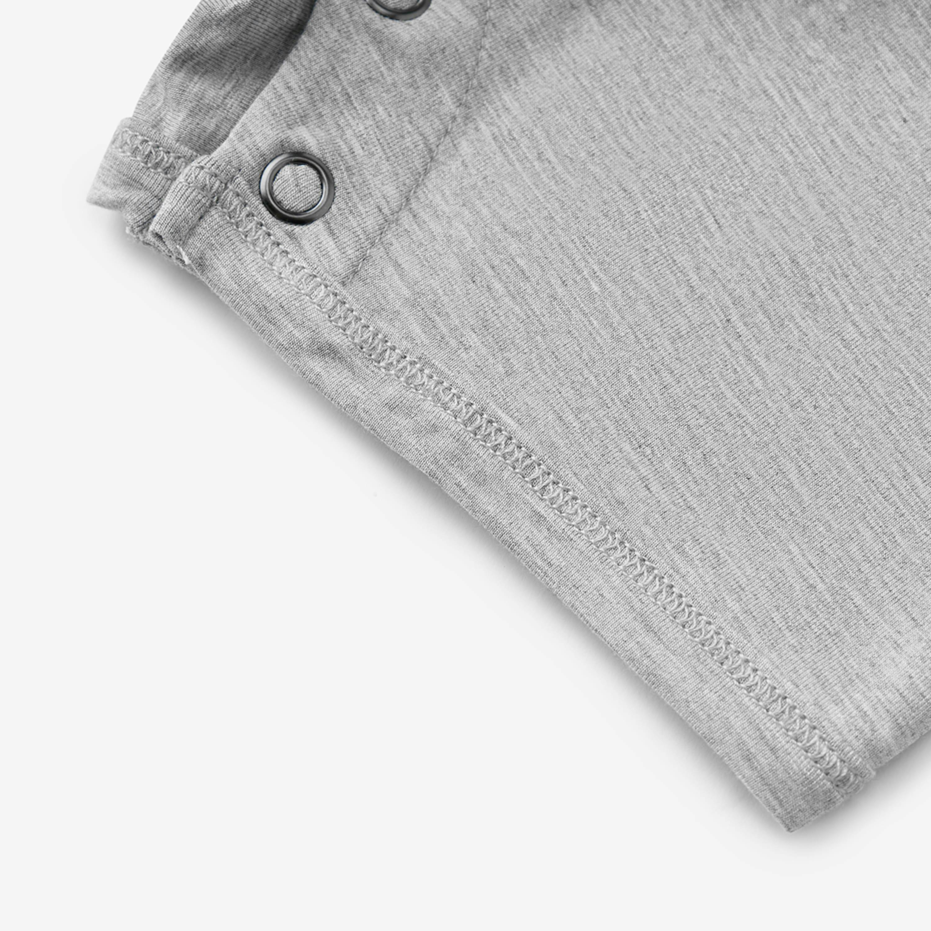 Grey Melange Luxe Solid Shortall
