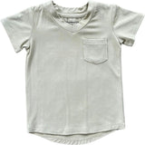 V-Neck Pocket Tee Toffee