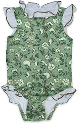 Bingley Suit in Mimosa Flower Teal