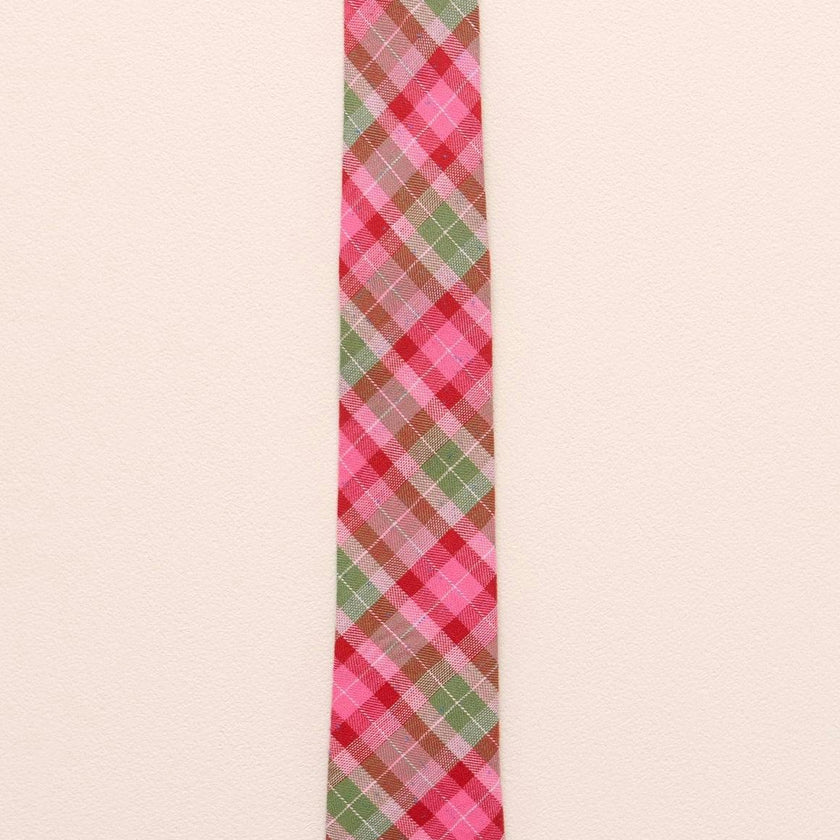 Ties in Rosewood Tartan