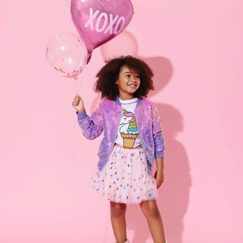 Rainbow Metallic Tutu