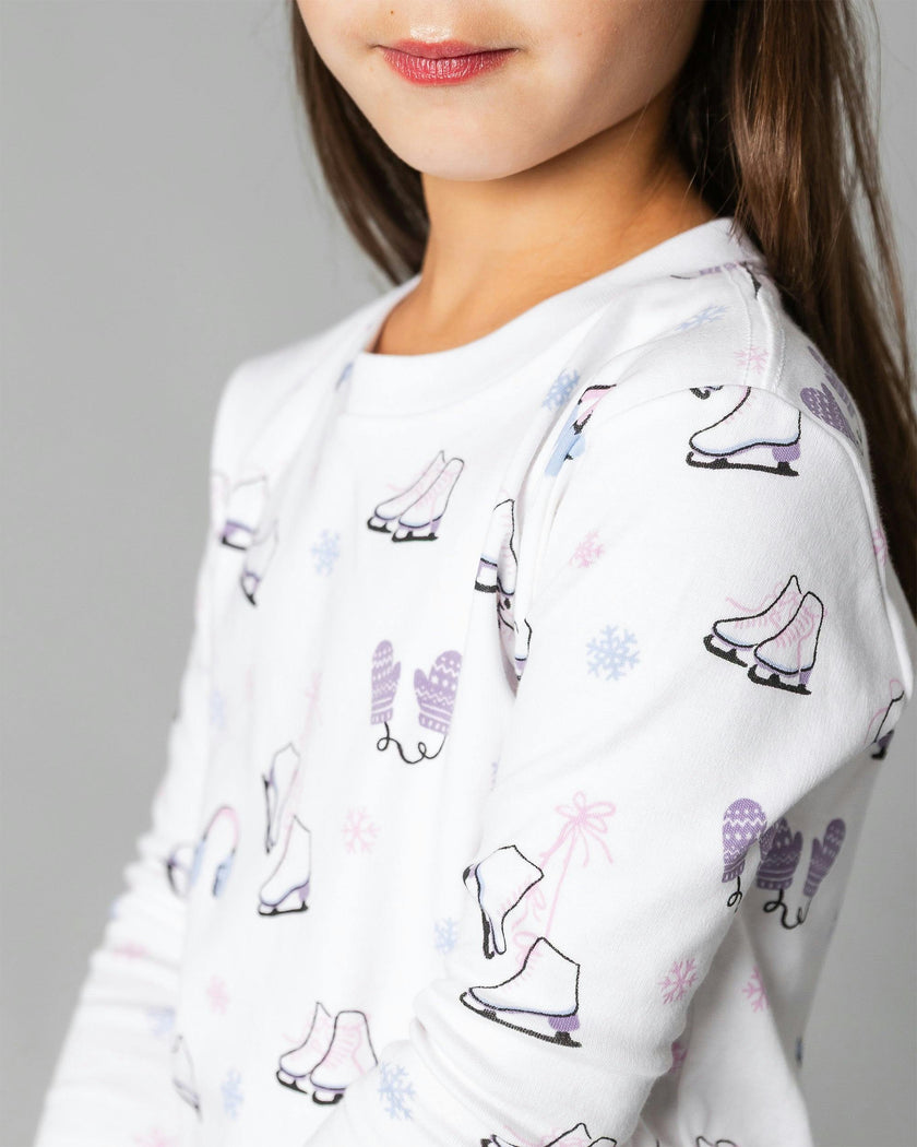 The Organic Long Sleeve Pajama Set [Figure Skating]