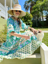 Wildflower Sun Hat (PreOrder Shipping June 15th) - Ivory Wide & Short Grosgrain Ribbon
