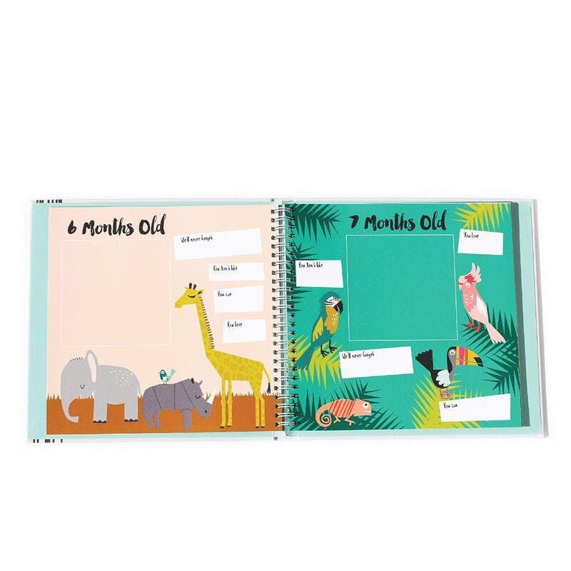 Little Animal Lover Baby Memory Book