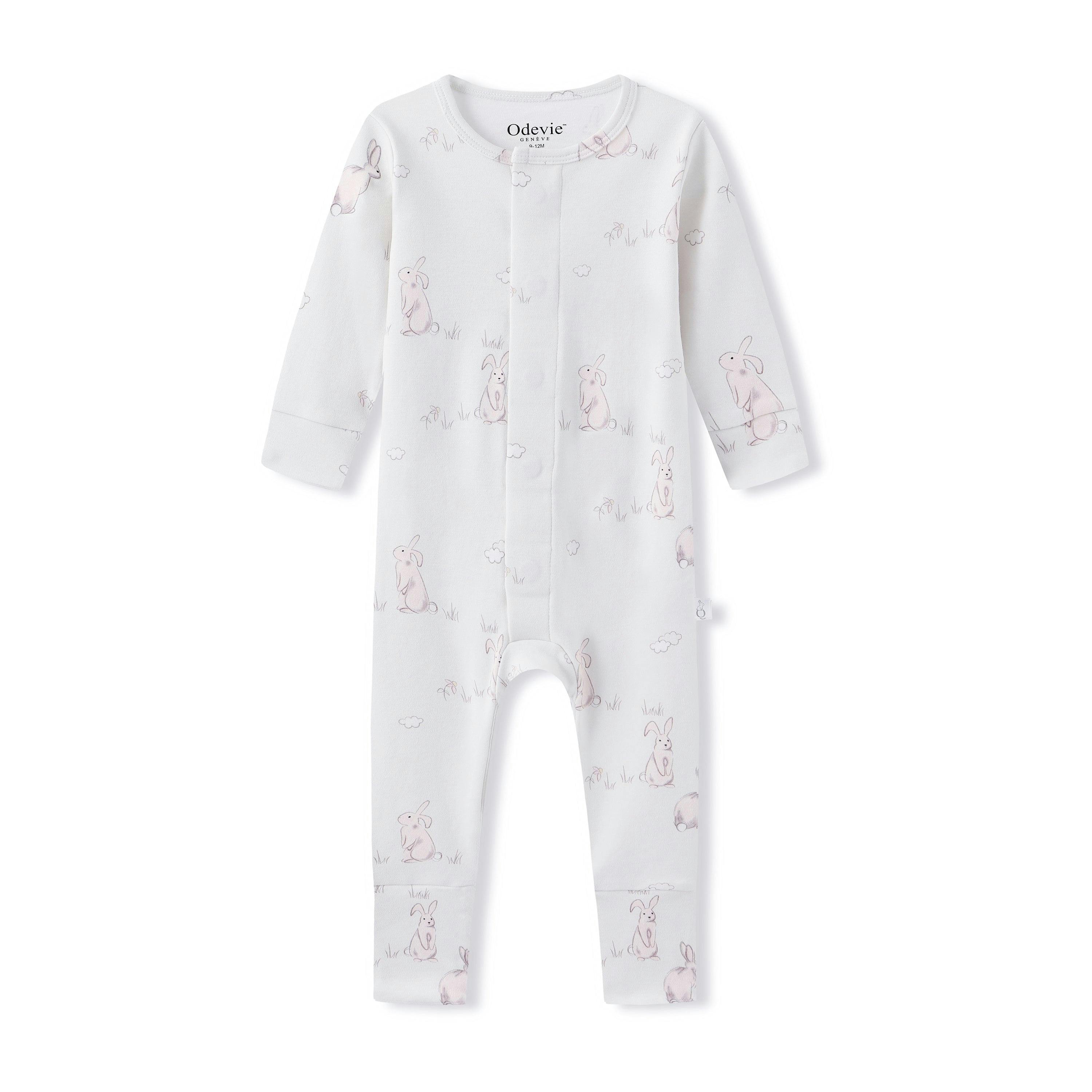 Organic Cotton Magnetic Footie Pajama - Petits Rêveurs