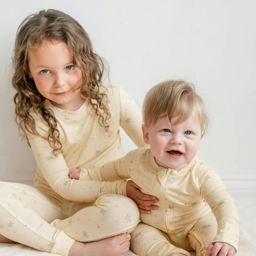 Modal Pajama Set in Turtles