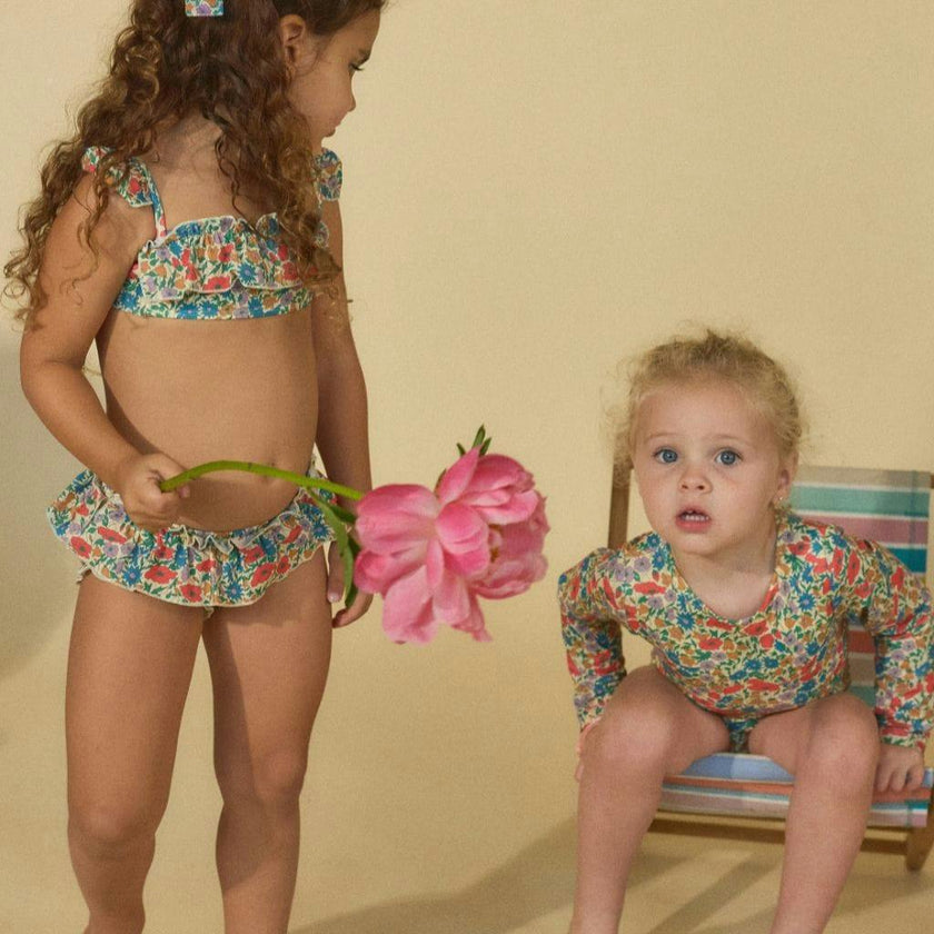 Florencia Floral Mini Long Sleeve One-Piece