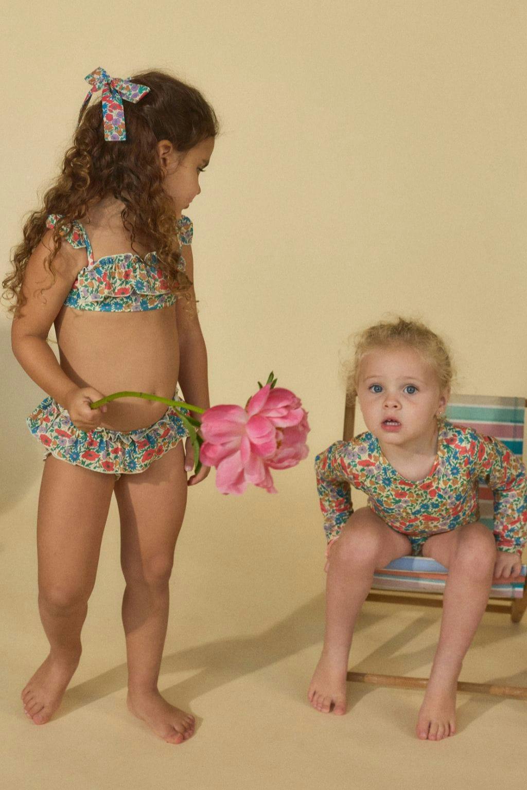 Florencia Floral Mini Long Sleeve One-Piece