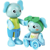 Hape: Wonderland Family - 4 Animal Articulated Figurines