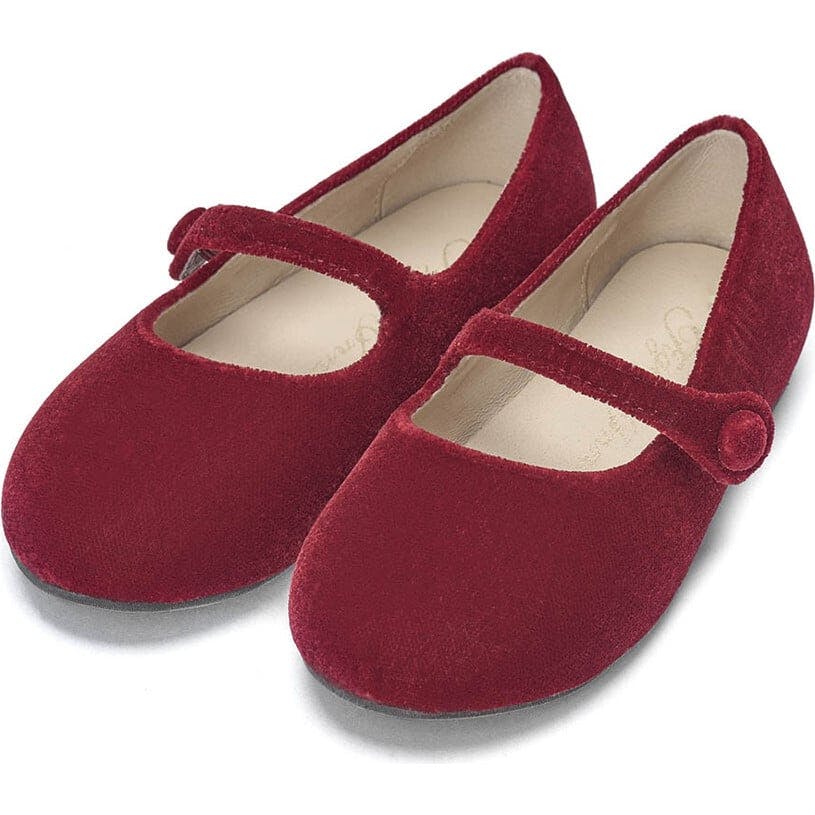 Elin Velvet Mary Janes