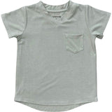 V-Neck Pocket Tee Toffee