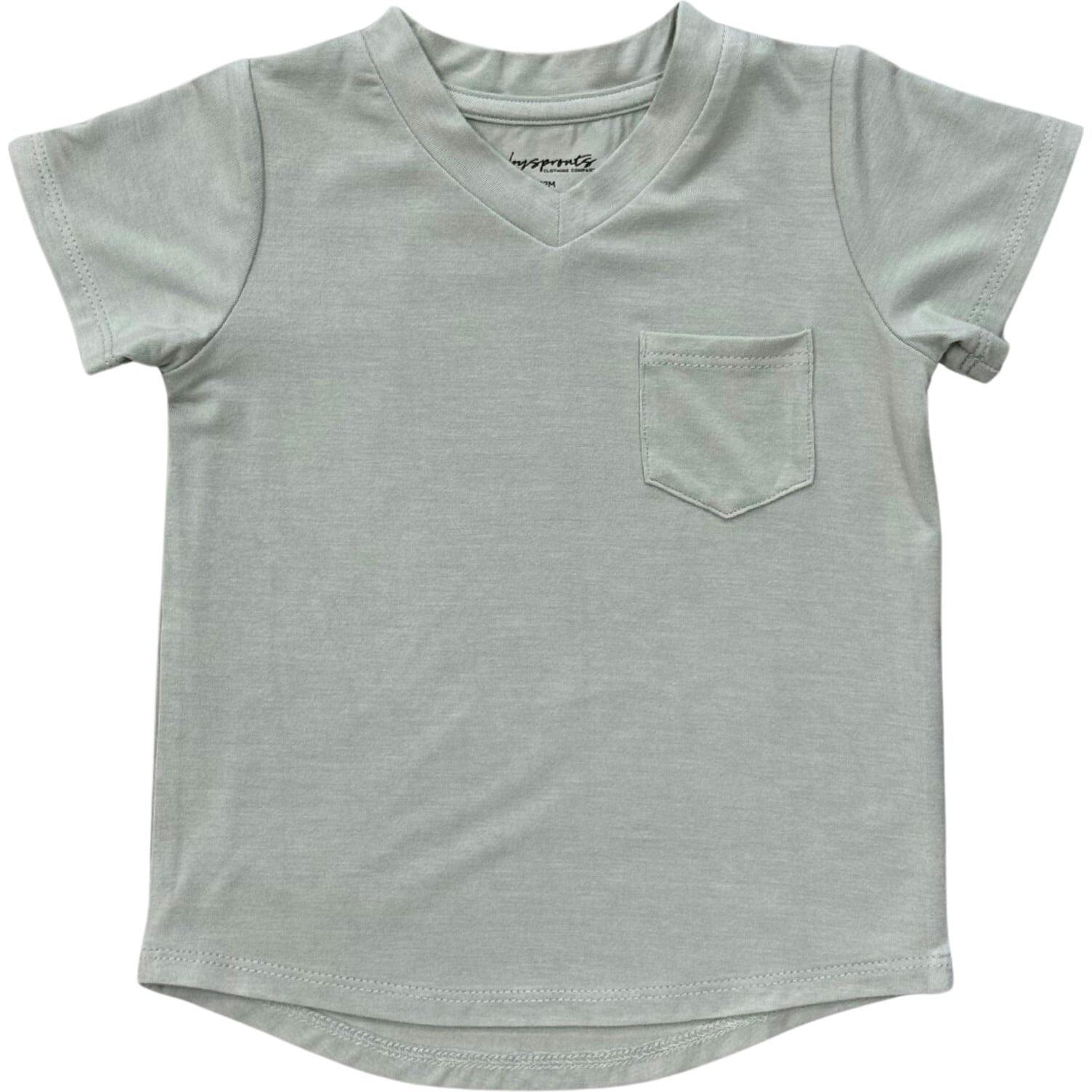 V-Neck Pocket Tee Toffee