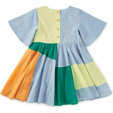 NEW Patchwork Dress, Blue