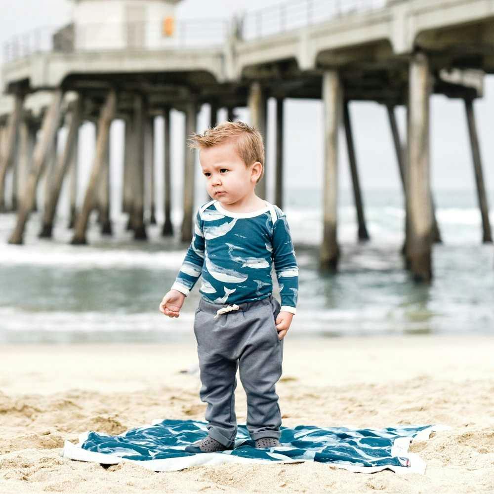 Vintage Surf Bamboo Baby Jogger Pants