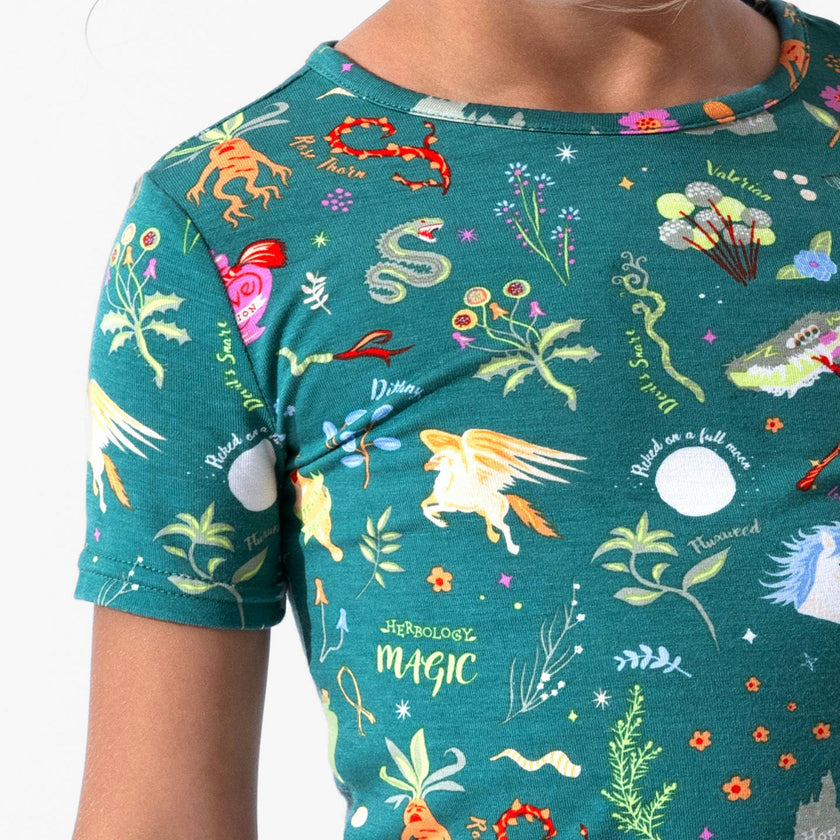 Mandrake's Potions & Herbs Bamboo Kids Pajama Short Set