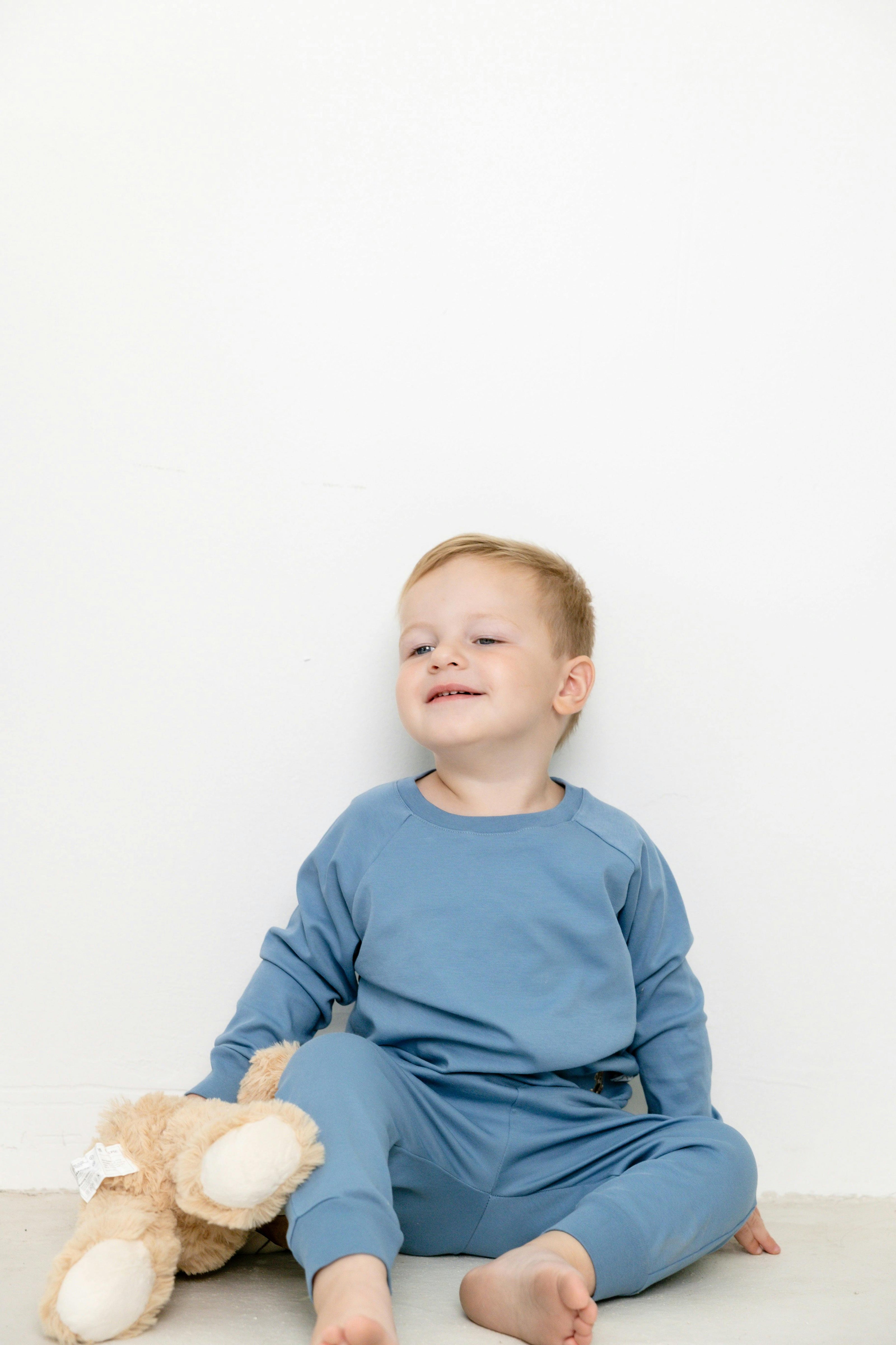 Teddy Bear Jogger Set — Winward Blue
