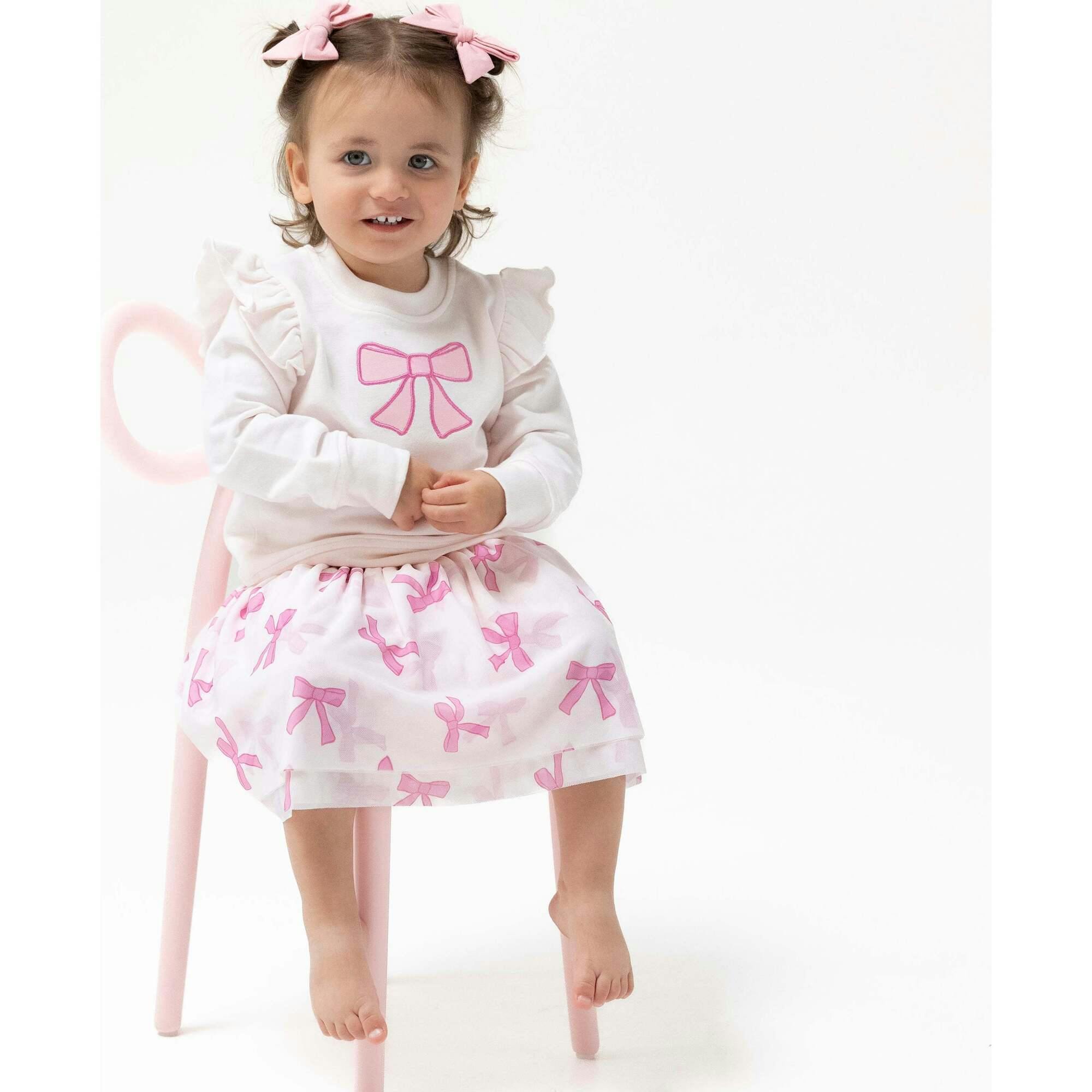 Pretty Bows - Printed Bow Tutu Skirt