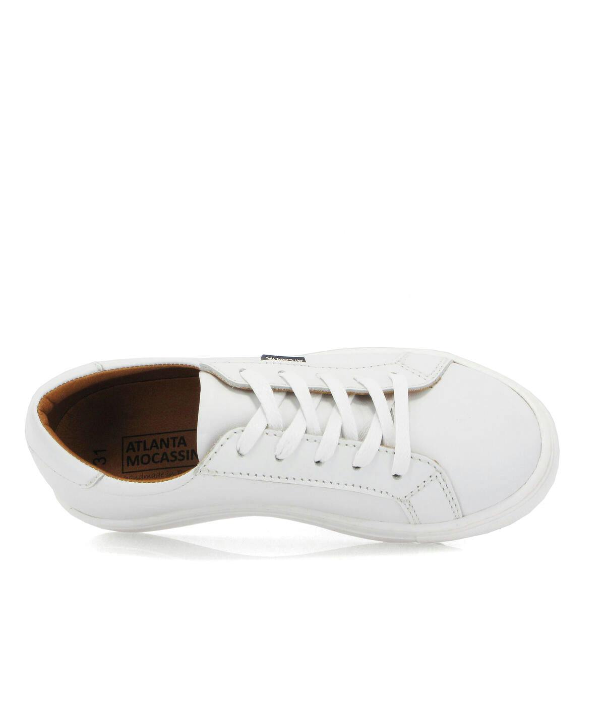 Laces Sneakers - white smooth