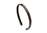 Winter Check Thin Headband