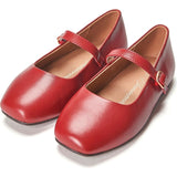 Mandy Rounded Square Toe Mary Jane Ballet Flats