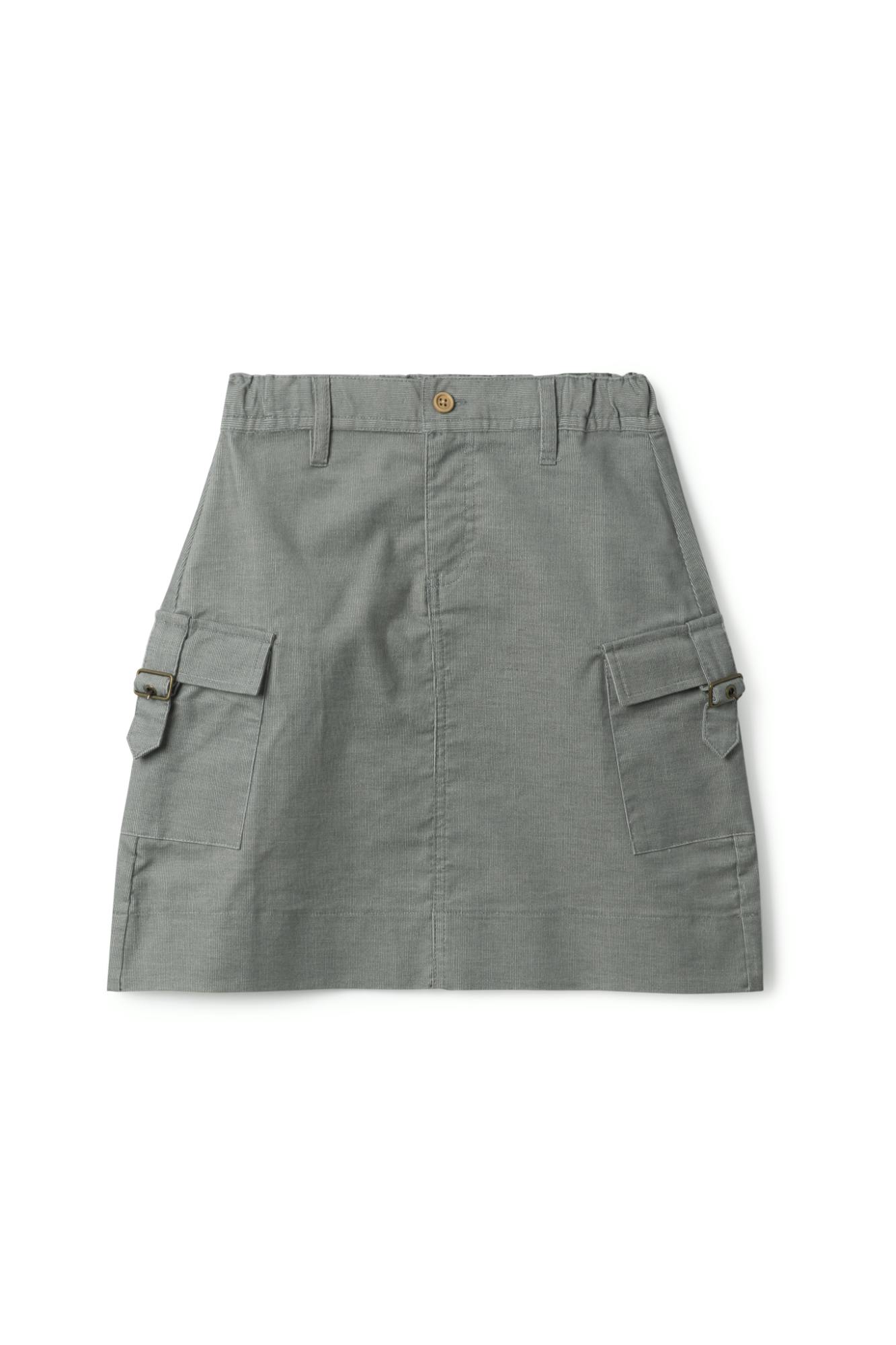 Corduroy A-Line Skirt