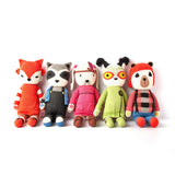 Fox Stuffed Animal | Handmade Knit Doll For Babies