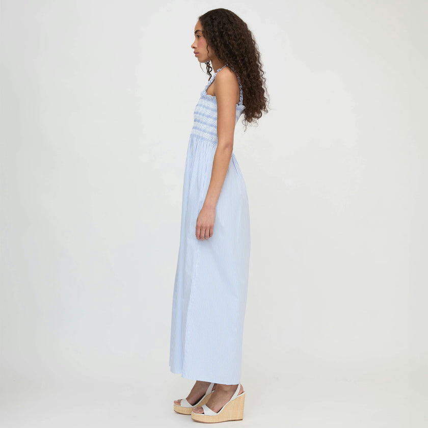 The Ashlyn Nap Dress - Blue/White Stripe
