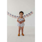 Gauze Bubble Romper Harbor Blue