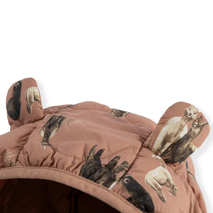 Lightweight Down Hooded Jumpsuit