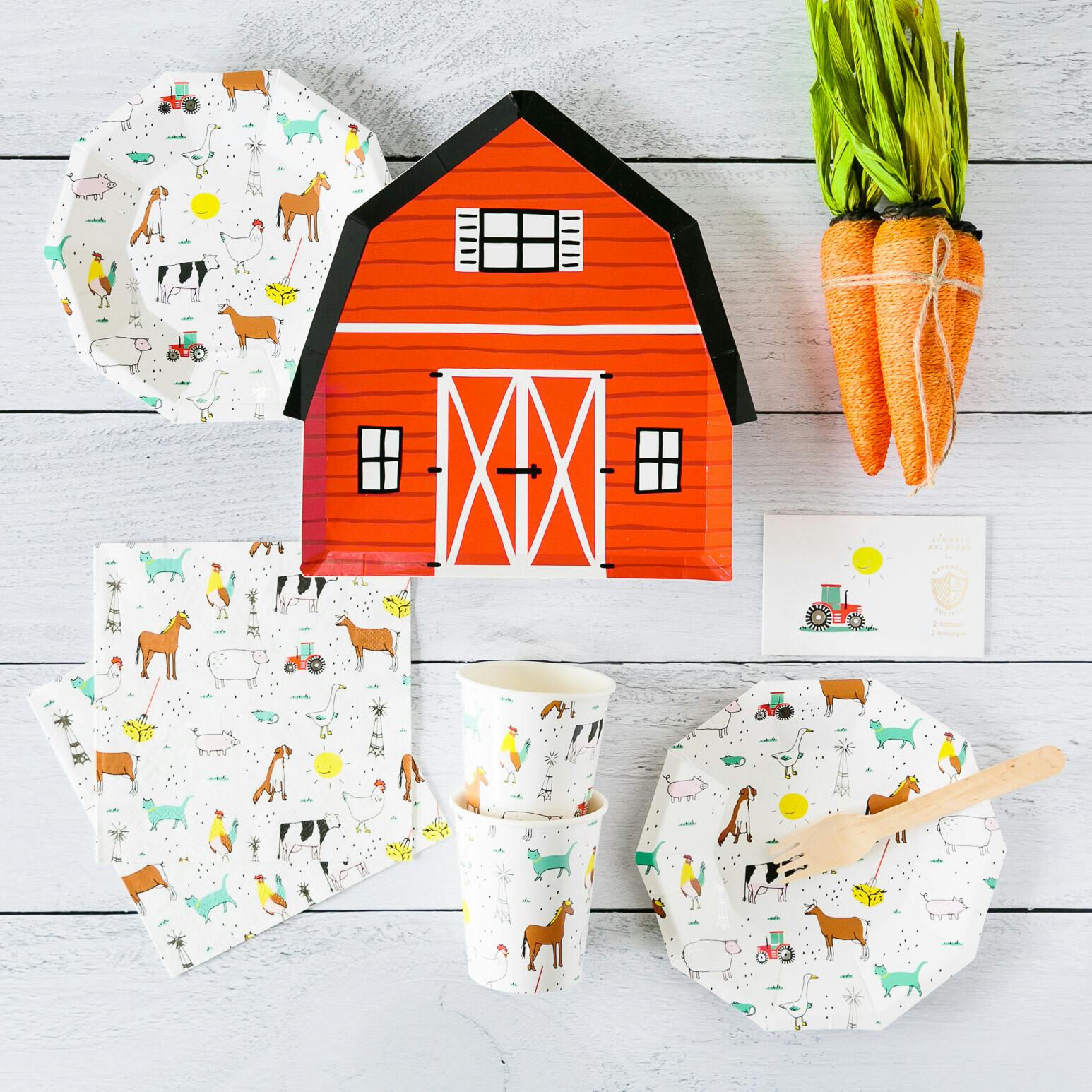 On the Farm Temporary Tattoos