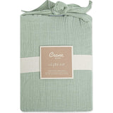 Muslin Fitted Crib Sheet (Evergreen)