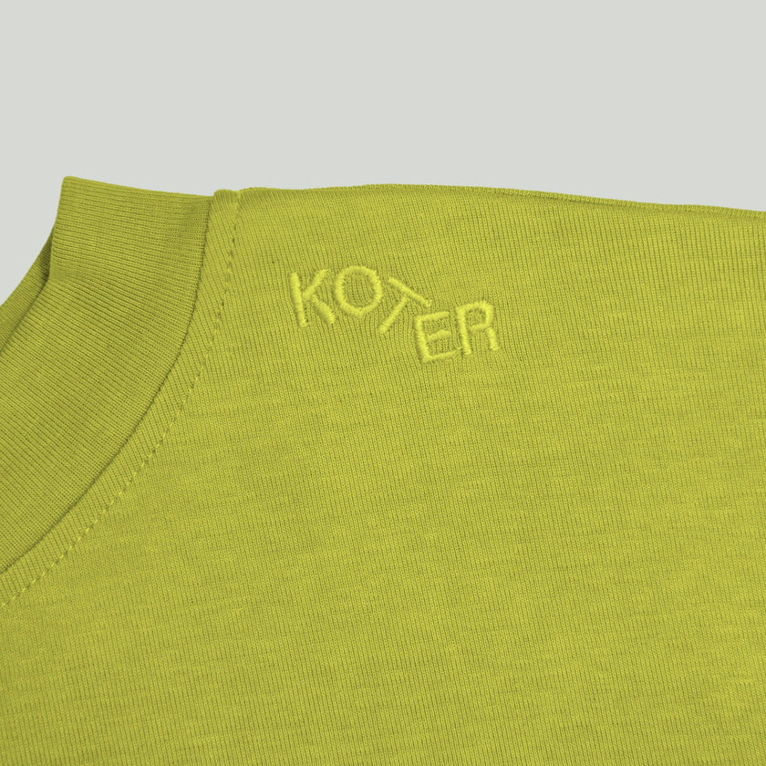 Adult Rory Apple Green Cotton Rib Tee