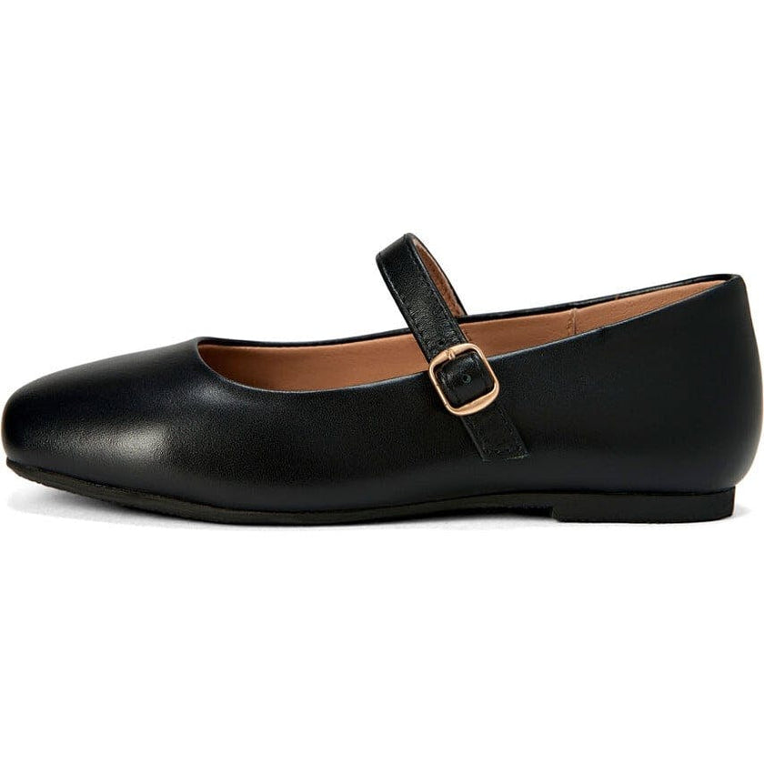Mandy Rounded Square Toe Mary Jane Ballet Flats