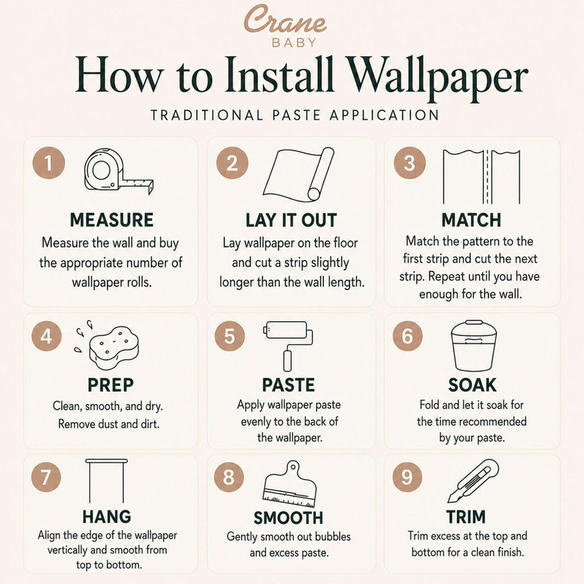 Ezra Woodland Nursery Wallpaper