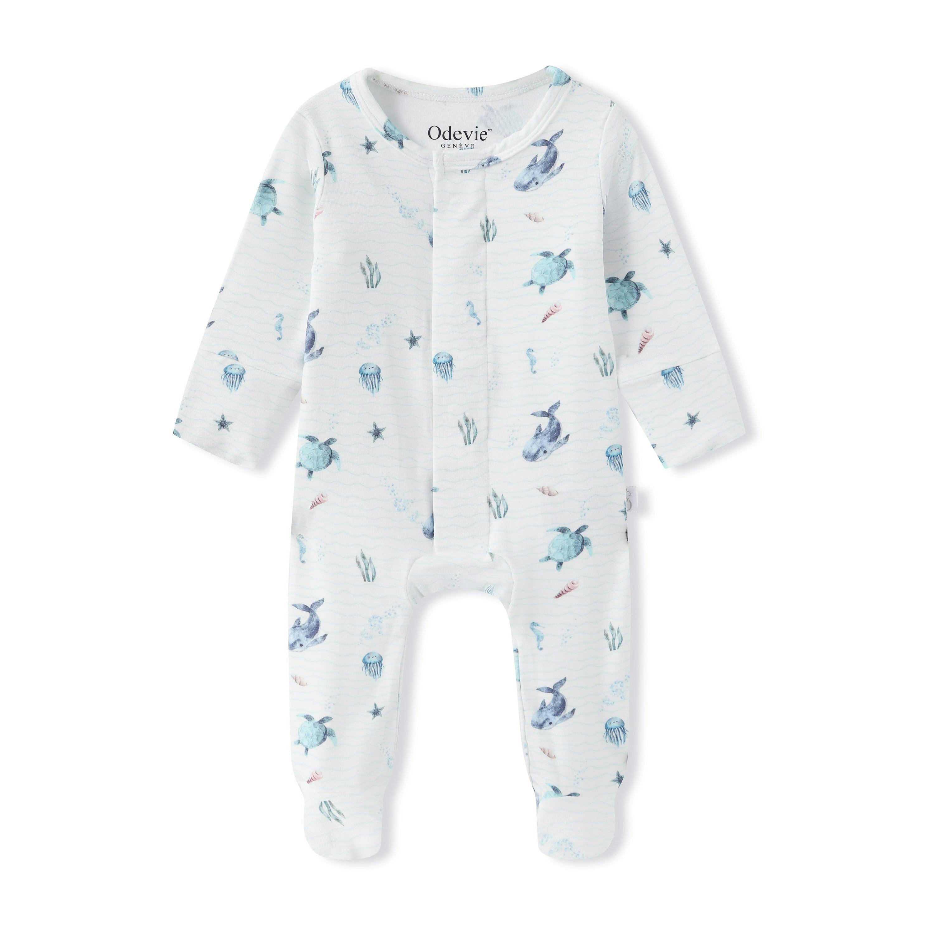 Bamboo Baby Pyjama Sleepsuit - Le Bleu