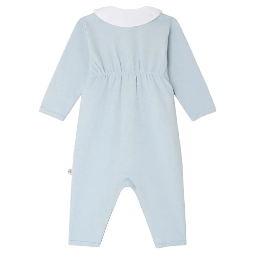 BONPOINT Anton Train Pajamas - Bleu Moyen