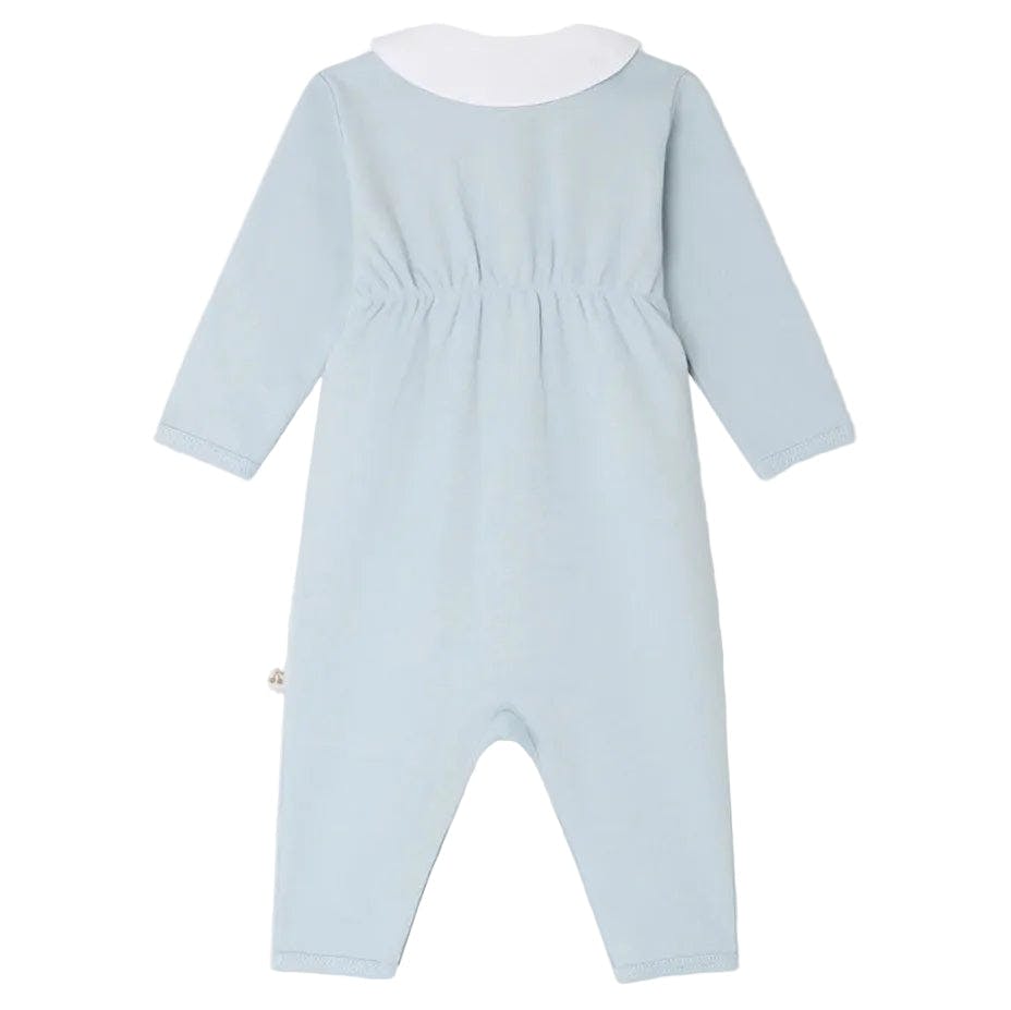 BONPOINT Anton Train Pajamas - Bleu Moyen