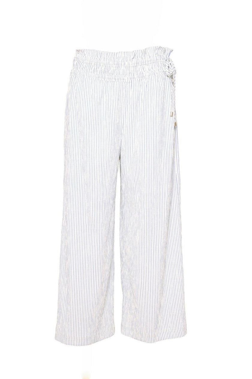 Harley Pants in Blue & White Pinstripe