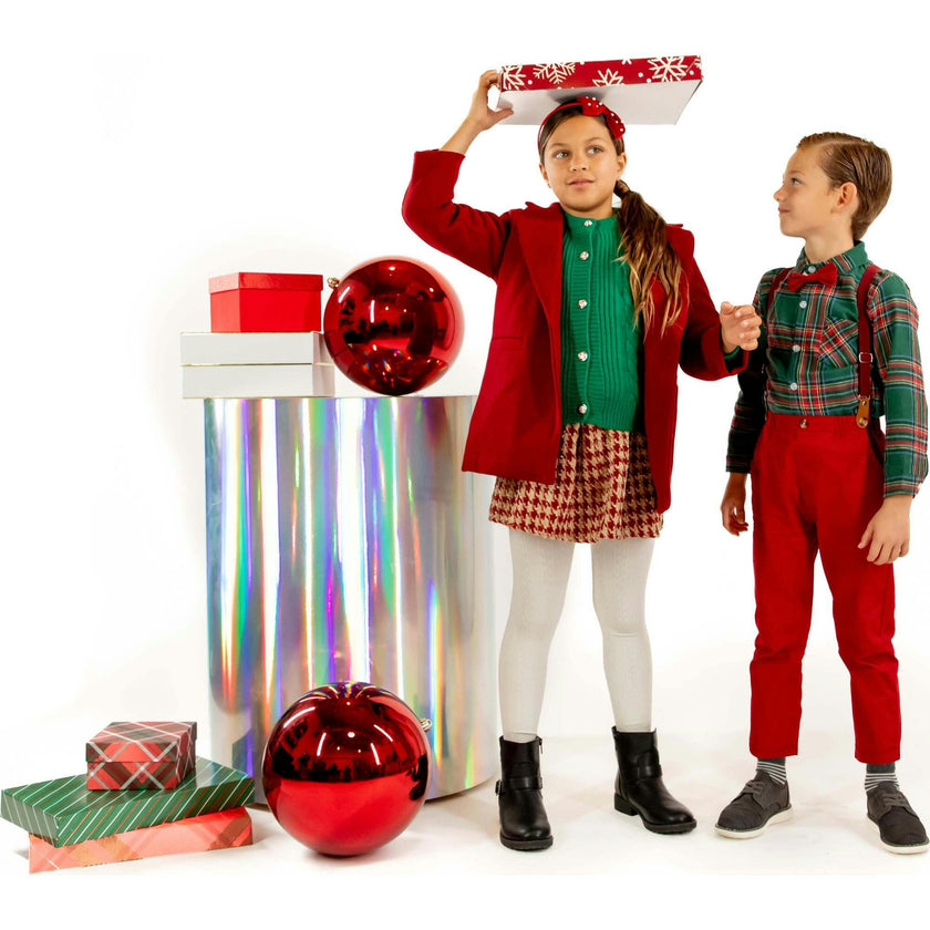 Jr Star Cranberry Child Peacoat