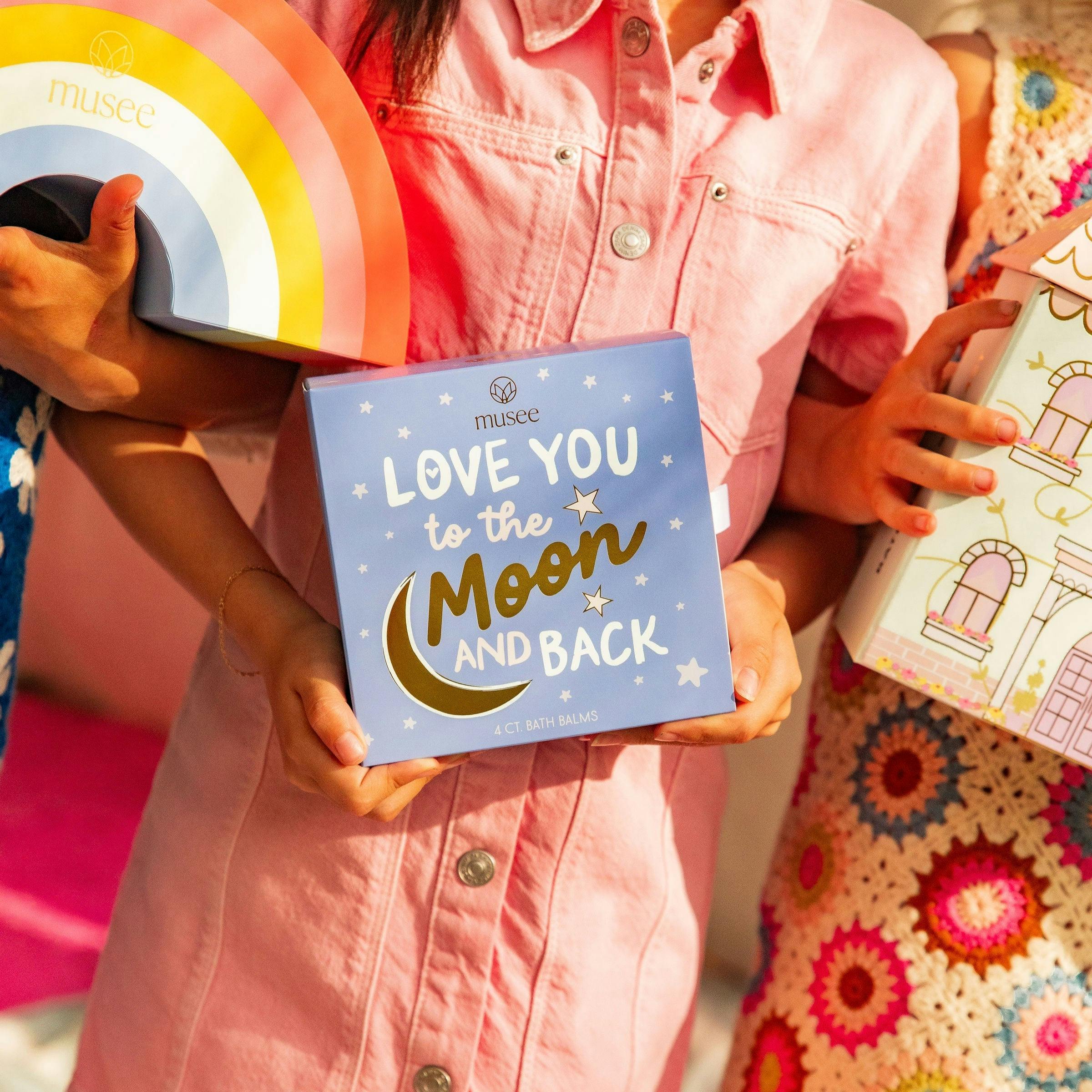 Love You To The Moon Bath Balm Set