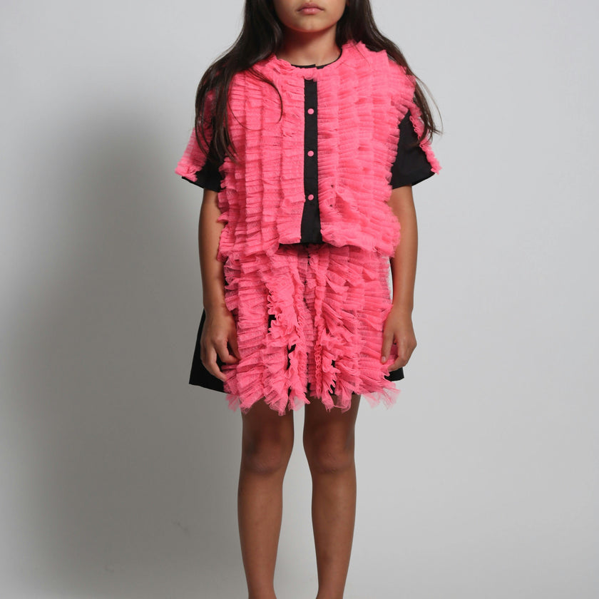 TOULA TIERED RUFFLE BLOUSE
