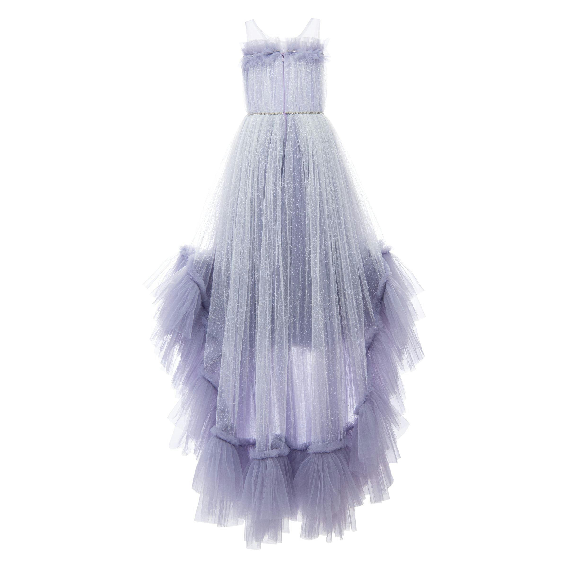 Purple Thelma Tulle Gown