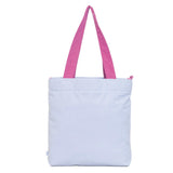 Color Block Tote – Corduroy & Sherpa Bag with Double Pockets + Cozy Coin Purse, BlueBell