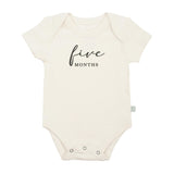 graphic bodysuit | five months milestone charcoal