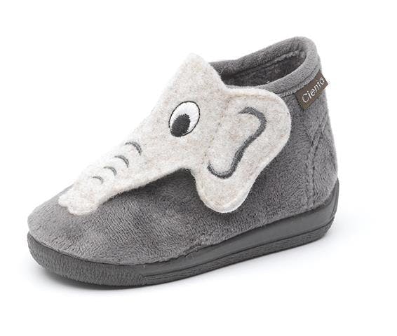 Cienta 132045.24 Grey Elephant Slipper