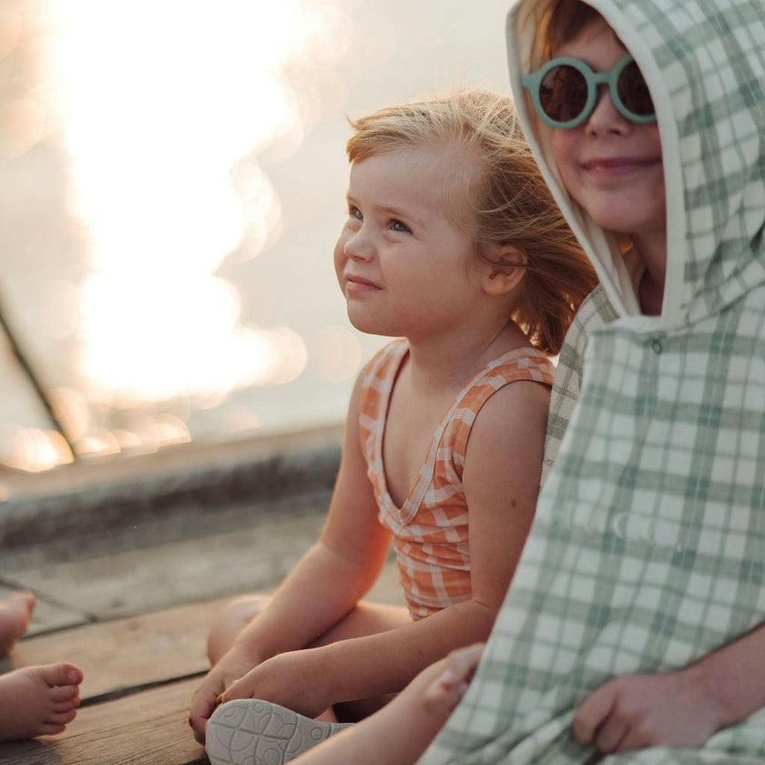 Original Round Sustainable Sunglasses | Bio-Based  Bendable Polarized | Fern